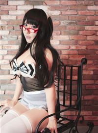 [Cosplay] big breasted sister glasses sister silk stockings picture(1)